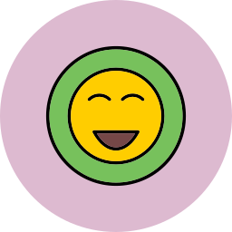 Happy face icon