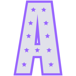 Letter a icon