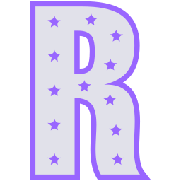 文字r icon