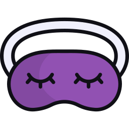 Sleeping mask icon