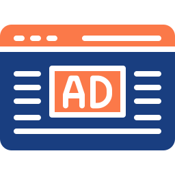 Web advertising icon