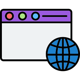 programma di navigazione in rete icona