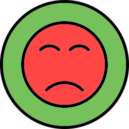 Sad face icon