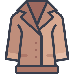 casaco impermeável Ícone