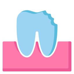 diente podrido icono