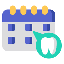 calendrier dentaire Icône