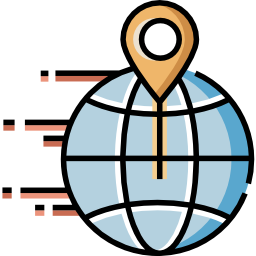 Globe grid icon