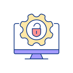 bezpieczeństwo danych ikona