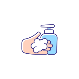detergente antimicrobico icona