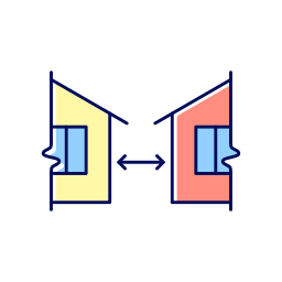 separazione consigliata icona