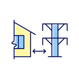 campo magnetico icona