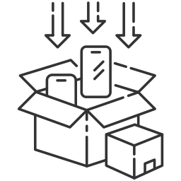 Production packing icon