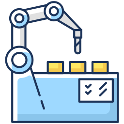 automatisering van de productie icoon
