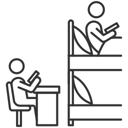 colocataires Icône