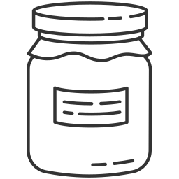 Glass jar icon