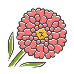 Iberis wildflower icon