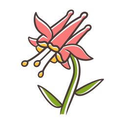 Полевой цветок иконка