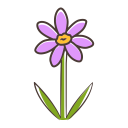 wilde bloem icoon