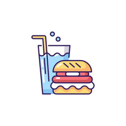 Snack cafe icon