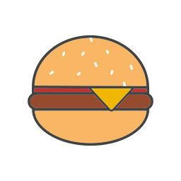 comida rápida icono