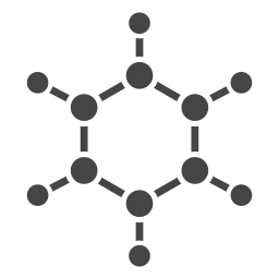 anello benzenico icona