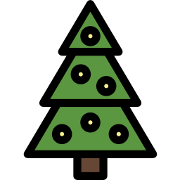 árbol de navidad icono