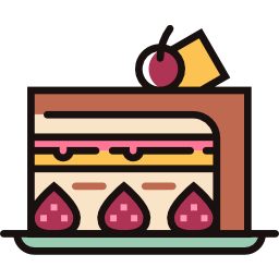 kawałek ciasta ikona