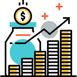 Income chart icon