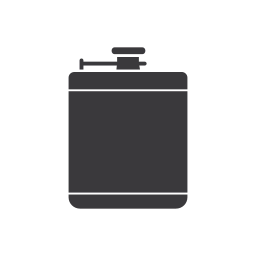 Alcohol flask icon