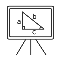 triangolo icona