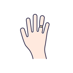 mão Ícone