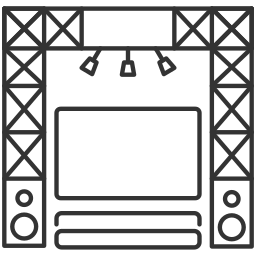 poste de télévision Icône