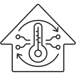 Home ventilation system icon