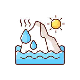 góra lodowa ikona