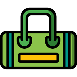 Sport bag icon