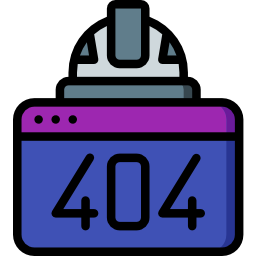 error 404 icono
