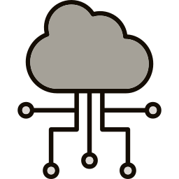 Cloud computing icon