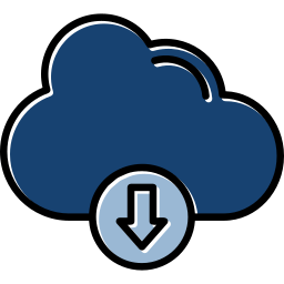 Cloud download icon