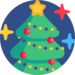 árbol de navidad icono