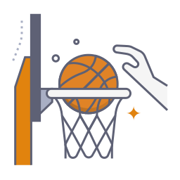 Équipe de basketball Icône