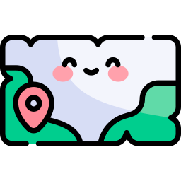 Treasure map icon