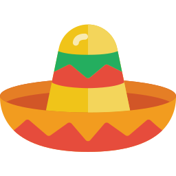 chapéu mexicano Ícone