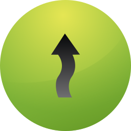 Zigzag arrow icon