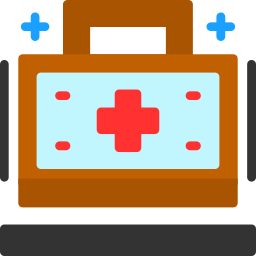 First aid kit icon