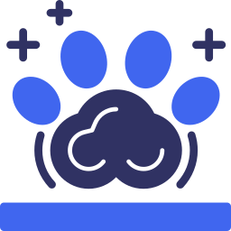 pata de mascota icono