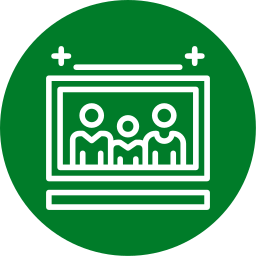 Family photo frame icon