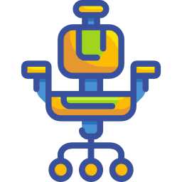 Desk chair icon