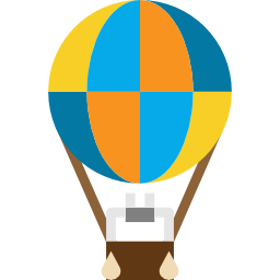 Air balloon icon