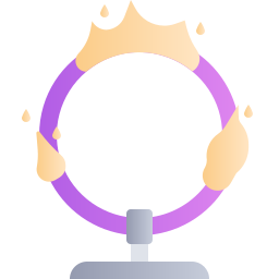 cerchio di fuoco icona