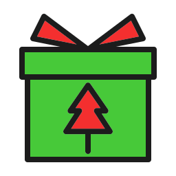 Christmas gift icon